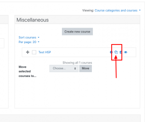 Moodle - The new duplicate course icon